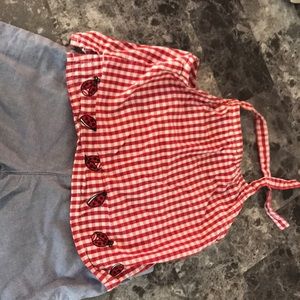Gap kids 0-3 month outfit shorts and halter top